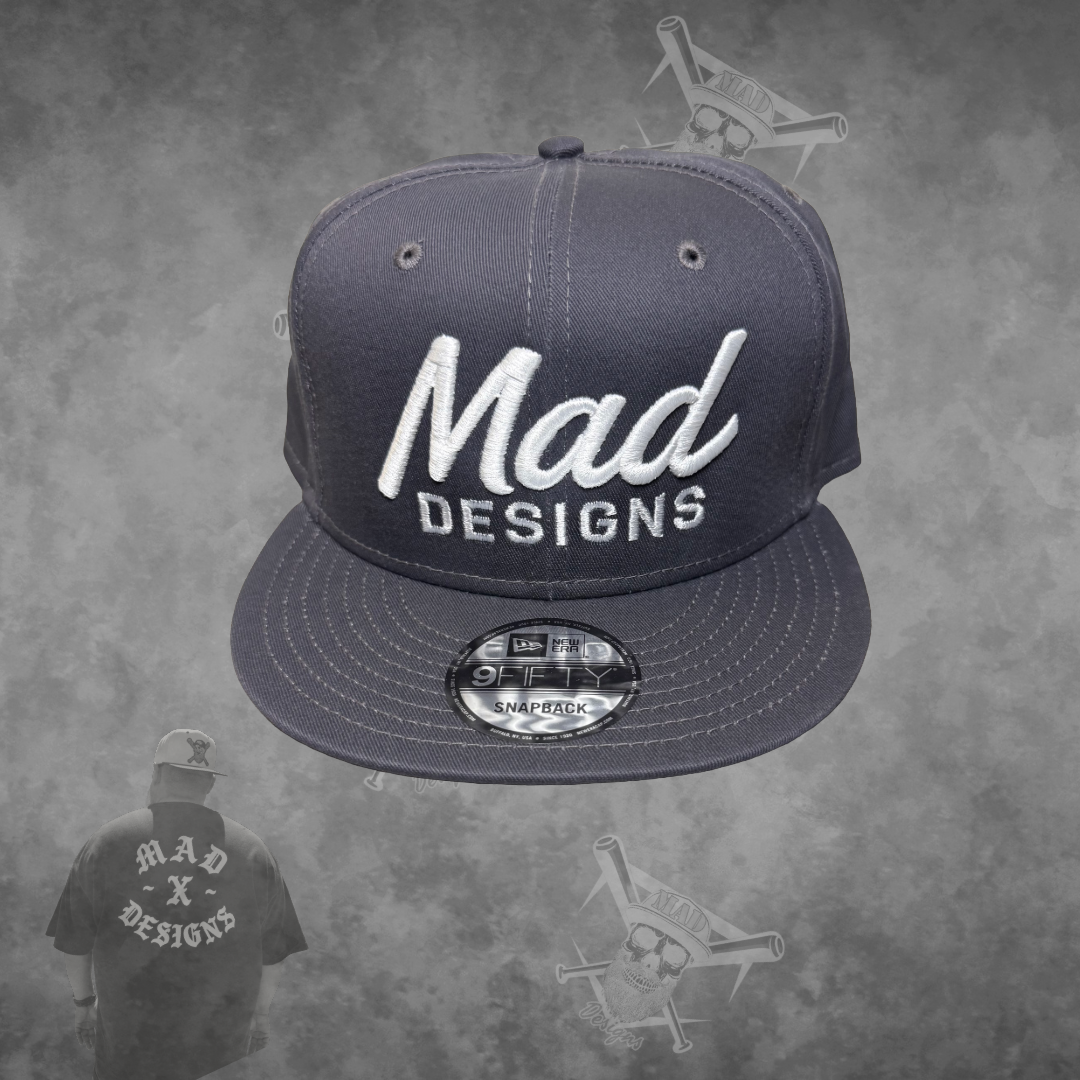 MAD DESIGNS NEW ERA SNAPBACK-Charcoal